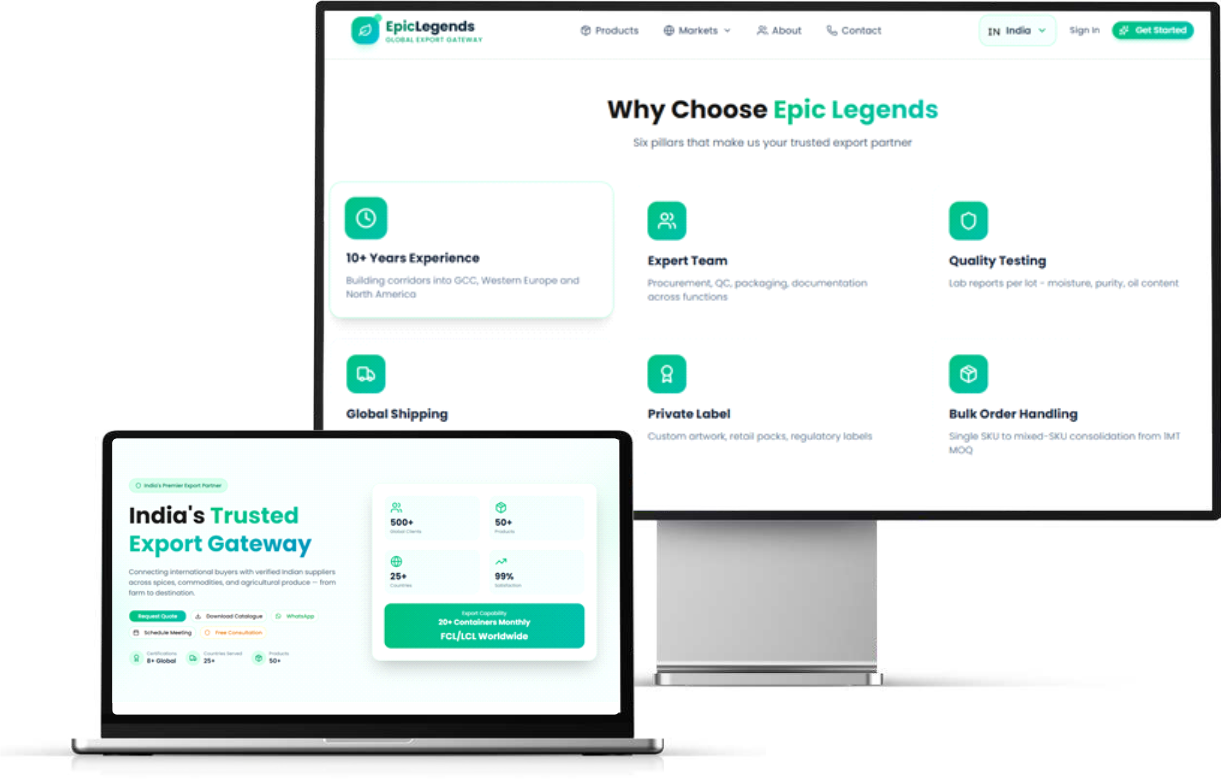 Spices Website Designing & Development